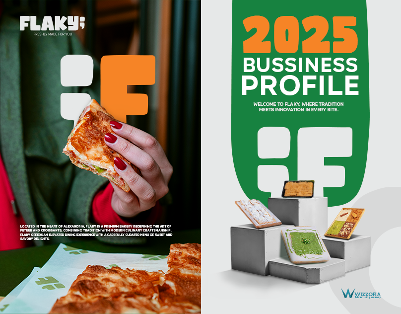 Flaky Profile Bussiness Cover Behance
